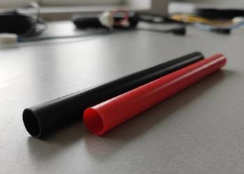 Rurka termokurczliwa 1mm lub 2mm gumowa na metry Elektryka RC nowa FV