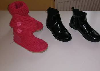 Buty botki jesienno-wiosenne nr. 33=  2 pary