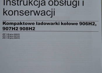 Instrukcja obsługi DTR CATERPILLAR 906H2 CAT 907H2 908H2 ładowarka PL