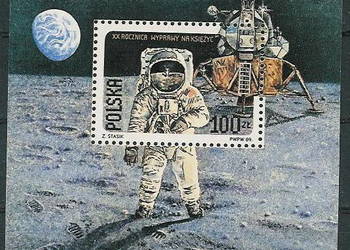 blok 95 B - 20 rocz. lądowania na Księżycu