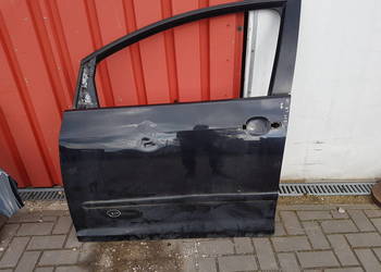 VW GOLF 5 PLUS DRZWI LEWE PRZOD CZARNE