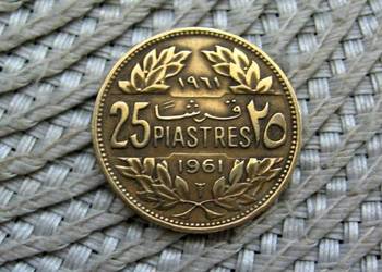 Liban 25 Piastrów 1961r