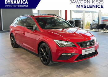 Seat Leon Sportstourer FR 2.0TSI 190KM DSG 2019 r., s. PL, pakiet Black, F…