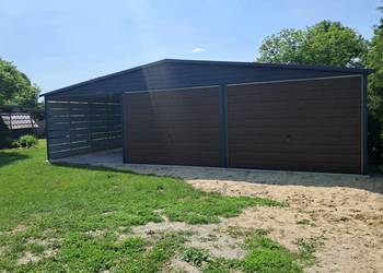 Garaż blaszany PREMIUM Wzmocniony PROFIL Producent SZYBKA REALIZACJA