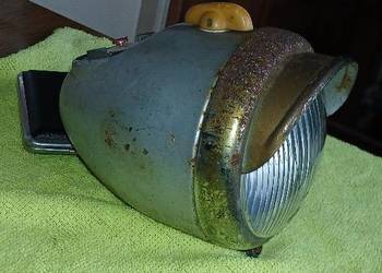 Zabytkowa Lampa HELLA z Licznikiem VDO – Oryginał NSU Quickly / Zündapp