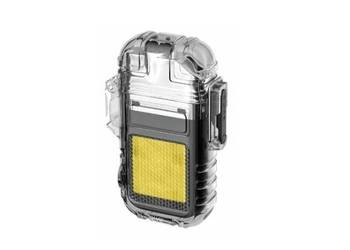 Zapalniczka Elektryczna Plazmowa na USB z Latarką 2w1 Wodoodporna