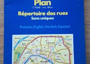 Paris Plan 1:10 000 12 Michelin wyd. w 4 językach