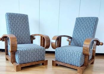2 fotele,art deco.