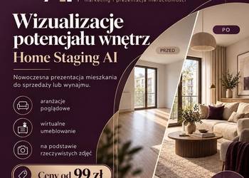 Wizualizacje potencjału wnętrz / nieruchomości