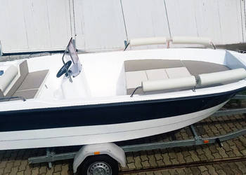 ŁÓDZ MOTOROWA SUNDECK 480 OPEN Z PRZYCZEPĄ DMC 750kg