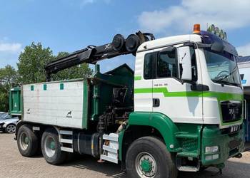 wywrotka 6x6 z dzwigiem Man TGS 32400