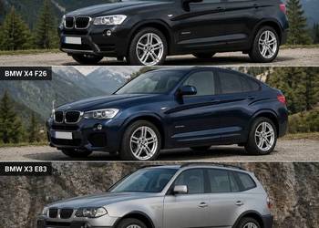 17 cali BMW X3 f25 e83 X4 f26 felgi koła komplet 5x120 ET30 7.5J z oponami