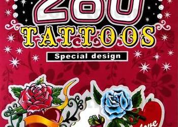 Zestaw Tatuaży Tatuaże Tymczasowe Zmywalne Tattoos set 3M