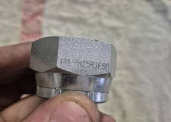 Końcówka hydrauliczna do zakucia kolanko PN 25 AJF 90 + PA425AOL90