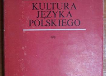 D. Buttler, H. Kurkowska, H. Satkiewicz - Kultura języka polskiego - tom II
