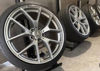 19 cali Mercedes w204 w205 w211 w212 felgi koła komplet 5x112 8J ET35 i tył