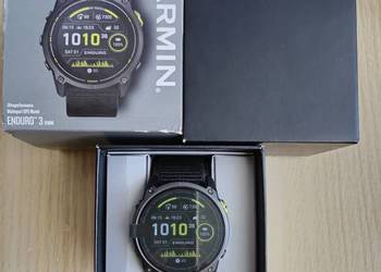 Garmin enduro 3- Sapphire Solar 51mm DLC Titanium Carbon Grey. NOWY!