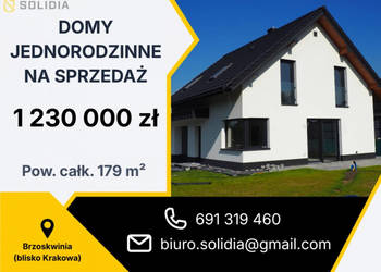 Dom z dużą działką wolnostojący 5 pokoi gmina Zabierzów blisko Krakowa
