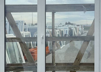 OKNA KacprzaK Okno TARASOWE 177X222 Używane PCV