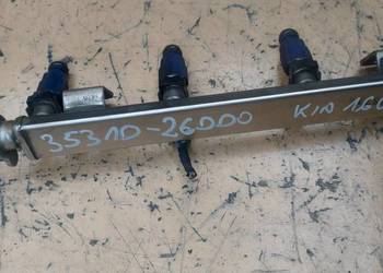 KIA HYUNDAI 1,6 16V listwa wtryskowa wtryski 35310-26000