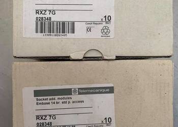 10x Relay Socket- Telemecanique RXZ7G RXZ 7G 028348