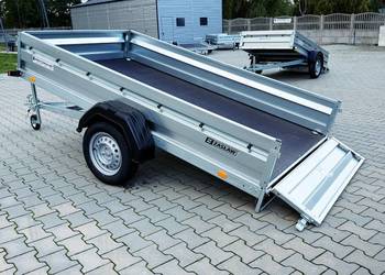Zasław 265SU XL UCHYLNA Przyczepka lekka towarowa 2,65/1,47m FULL LED