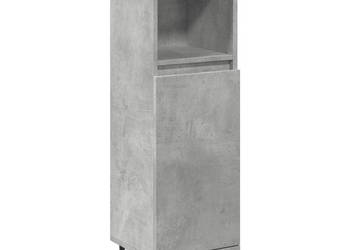 Szafka łazienkowa szarość betonu 30x30x100 cm WM-857204