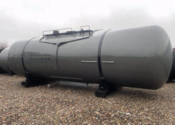 Zbiornik nierdzewny 45 000 l z wężownicą – inox / kwasówka