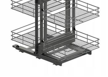 Kosz narożny magic corner Rejs Maxima Classic 800 cichy domyk antracyt