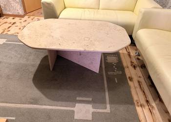 Stolik kawowy z trawertynu