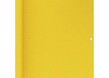Parawan balkonowy żółty 120x300 cm HDPE WM-311000