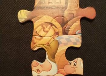 2 kawałki puzzli królewna Śnieżka. Disney