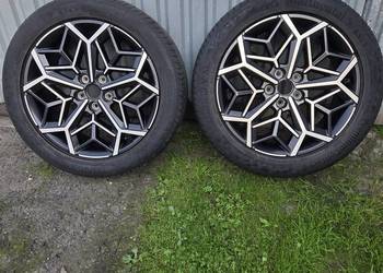 Witam sprzedam 4szt kół aluminiowych +opony letnie rozmiar 5x114,3 otwor 67