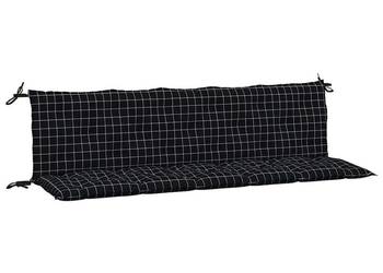 vidaXL Poduszki na palety, 2 szt., czarne w kratę(SKU:361729)