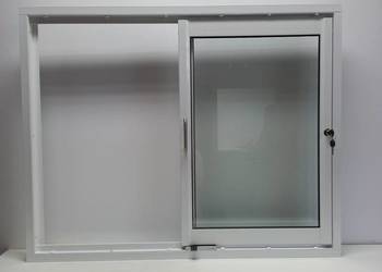 Gotowe 101 x 81 Okno przesuwne w bok do kontenera lodziarni