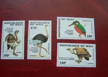 Mali 1985 MNH Mi. 1046/49 Fauna Ptaki J. Audubon  a