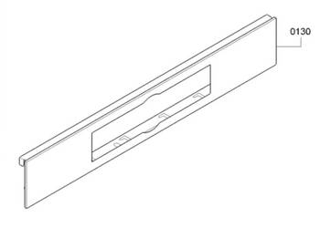 Panel sterujący Bosch Siemens 11002791 (zamiennik 11012521) Inox / Stal