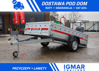 Przyczepka samochodowa TEMARED PRAKTI 2615/R uchylna 264x150 cm DMC 750 kg