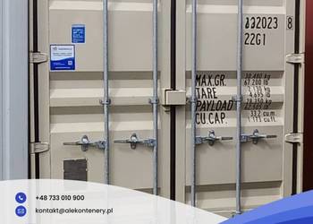 KONTENER MORSKI 20′DV - NOWY - dostępny od ręki, 6-metrowy, SZTUM