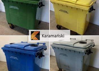 120 L, 240 L, 1100 L cena już z dostawą,używane pojemniki na odpady