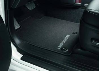 TOYOTA Land Cruiser Oryginalne dywaniki welurowe komplet PZ410-J1351-FA OE
