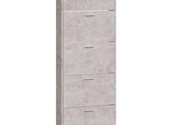 vidaXL Szafa na buty, szarość betonu,(SKU:342513)