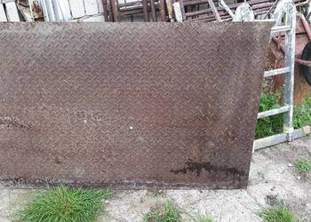Blacha ryflowana stalowa 150x100 5mm arkusz stal czarna płyta najazdowa pod