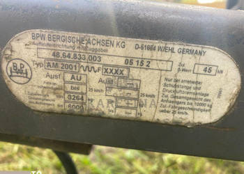 BPW Bergische achsen kg AM2001 - Wózek Hederu