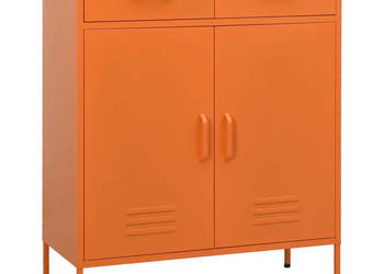 Szafka pomarańczowa 80x35x1015 cm stalowa WM-336156