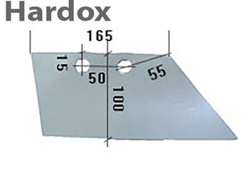 Lemiesz przedpłużka HARDOX 26088/P części do pługa NIEMEYER