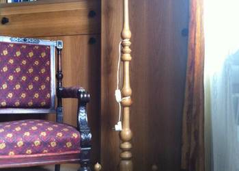 Lampa stojąca z kinkietem