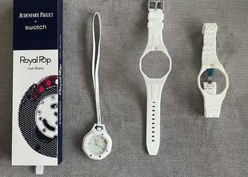 AP Swatch Royal Pop HUIT BLANC Audemars Piguet zegarek mechaniczny