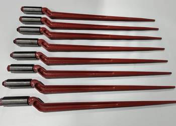 Zestaw 8 x Ząb Ładowacz 880 mm Chwytaka Widły TUR + Tulejka  WYSYŁKA Zestaw 8 x Ząb Ładowacz 880 mm Chwytaka Widły TUR + Tulejka  WYSYŁKA