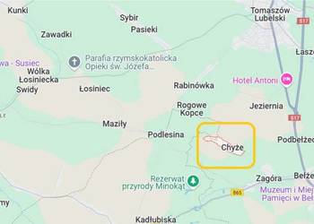 Syndyk sprzeda nieruchomość gruntową (rolną) 1,4577 ha Chyże